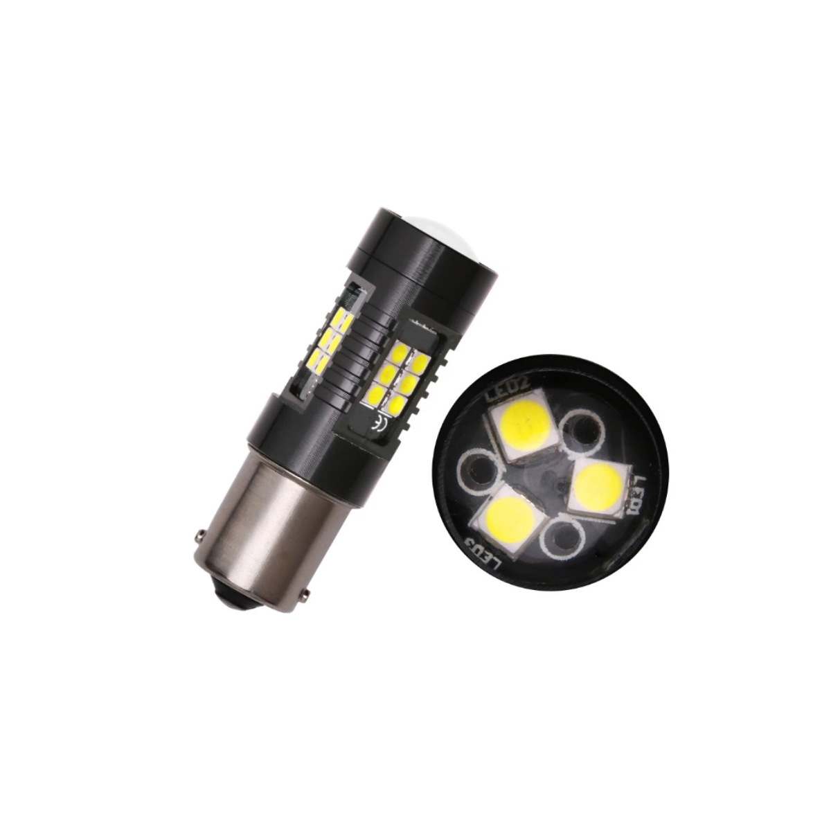 1156 21 LED CREE LUPA BLANCO FIJO